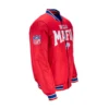Buffalo Bills Closer Logo Red Satin Varsity Jacket - Image 3