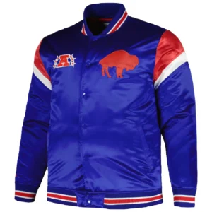 Buffalo Bills Cooperstown Heavyweight Full-Snap Satin Jacket