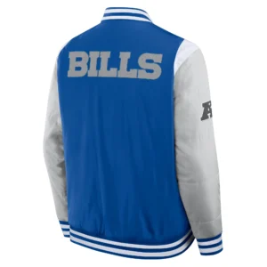 Alternative view of Buffalo Bills Elements Elite Royal-Grey Satin Jacket