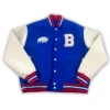 Buffalo Bills Football Wool/Leather Blue Jacket
