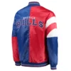 Buffalo Bills Leader Red-Blue Satin Varsity Jacket - Image 2