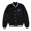Buffalo Bills Logo Select Satin Varsity Jacket Black