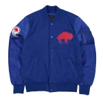 Buffalo Bills MA-1 Historic Wool Varsity Blue Jacket