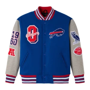 Buffalo Bills OVO X NFL Wool Varsity Jacket