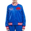 Buffalo Bills Retro Classic Women's Blue Satin Jacket