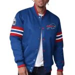 Buffalo Bills Scout Royal Satin Varsity Jacket