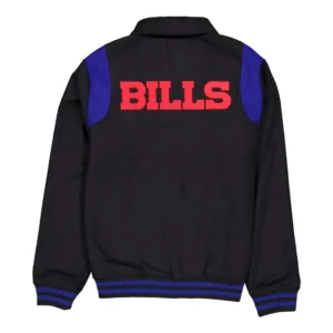 Alternative view of Buffalo Bills Sport Night Black Wool Jacket