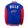 Buffalo Bills Sublimated Blue/Red Wool Jacket - Image 4