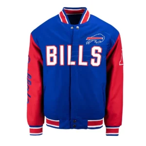 Buffalo Bills Sublimated Blue/Red Wool Jacket