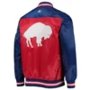Buffalo Bills The Tradition II Red & Blue Satin Jacket - Image 2
