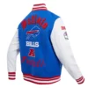 Buffalo Bills Classic Wool & Leather Varsity Jacket - Image 3