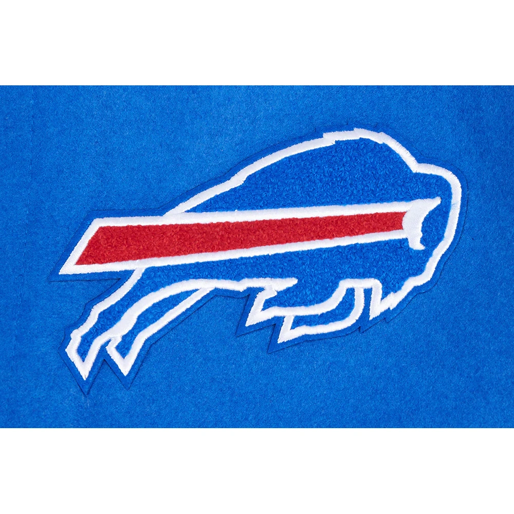 buffalo bills wool & leather classic varsity team logo