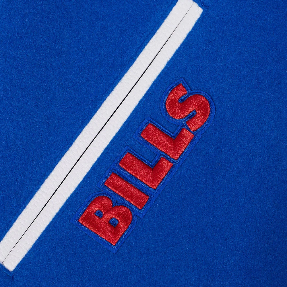 Buffalo Bills Best Of Men's Wool & Leather Jacket - Image 6