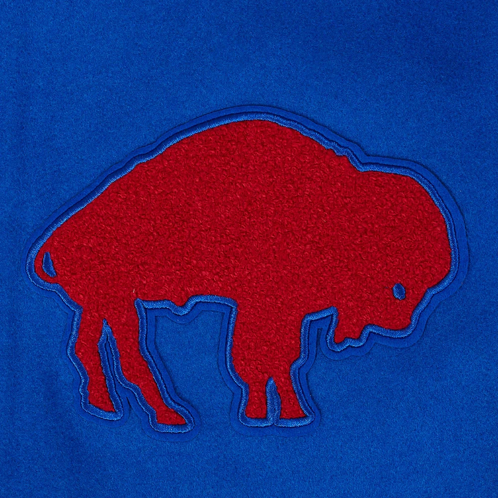 Buffalo Bills Best Of Men's Wool & Leather Jacket - Image 7
