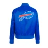 Womens Buffalo Bills Classic Blue Satin Jacket - Image 4