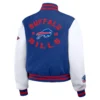 Buffalo Bills Cropped Full Zip Andrews Women’s Wool Jacket - Image 2