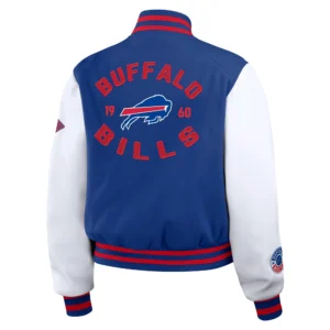 Alternative view of Buffalo Bills Cropped Full Zip Andrews Women’s Wool Jacket