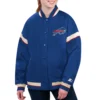 Buffalo Bills Tournament Women's Blue Satin Jacket