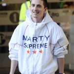 Timothee Chalamet Marty Supreme White Jacket