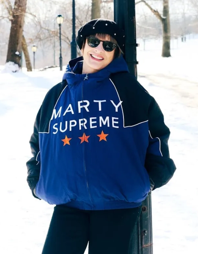 Patti lupone marty supreme jacket