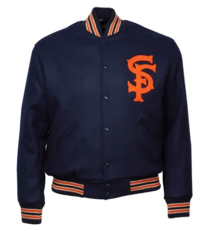 01 san francisco seals 1940 authentic navy wool jacket