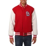St. Louis Cardinals Two Tone Wool/Leather Jacket