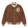 1 billionaire boys club astro brown varsity jacket
