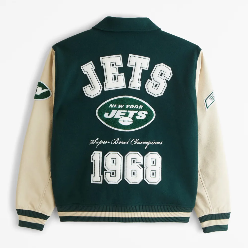 1968 super bowl champions new york jets jacket