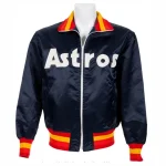 Houston Astros 1980’s Vintage Navy Satin Jacket