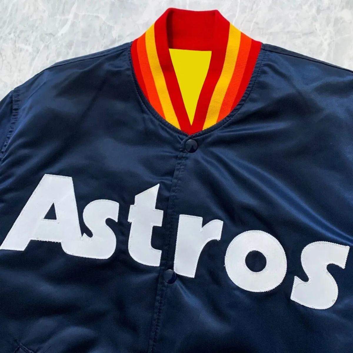 1980s houston astros vintage team word logo on chest