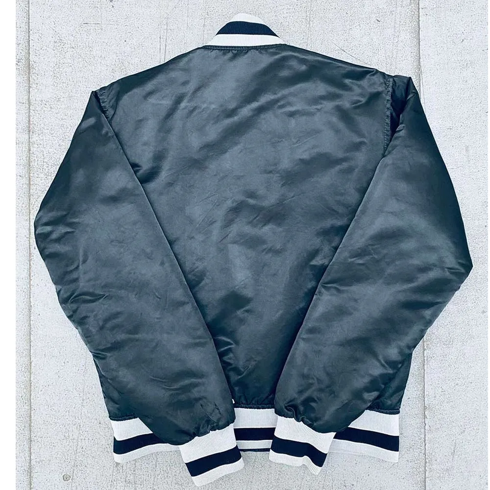 1980s san antonio spurs vintage black bomber jacket