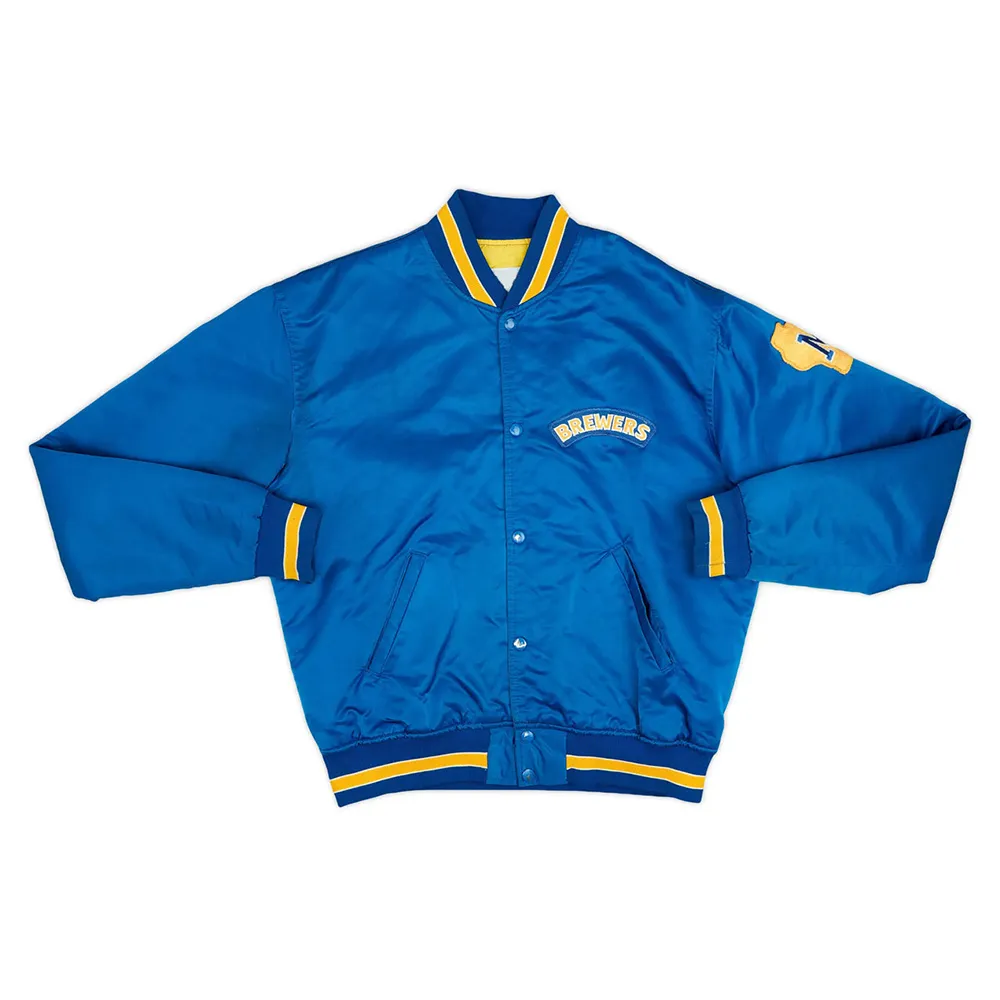 1990 93 milwaukee brewers vintage jacket