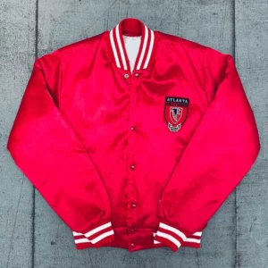 1990s atlanta falcons vintage full snap jacket
