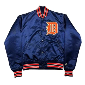 1990s detroit tigers bomber jacket