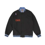 Cleveland Cavaliers Warm Up 1994-95 Authentic Black Satin Jacket