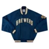 1994 99 milwaukee brewers bomber jacket