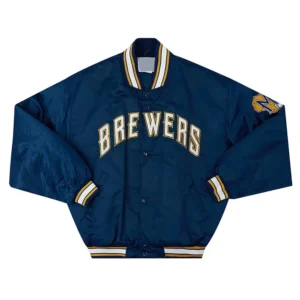 1994 99 milwaukee brewers bomber jacket