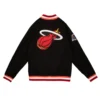 1996 1997 miami heat black varsity jacket