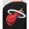 1996 1997 miami heat vintage black bomber jacket