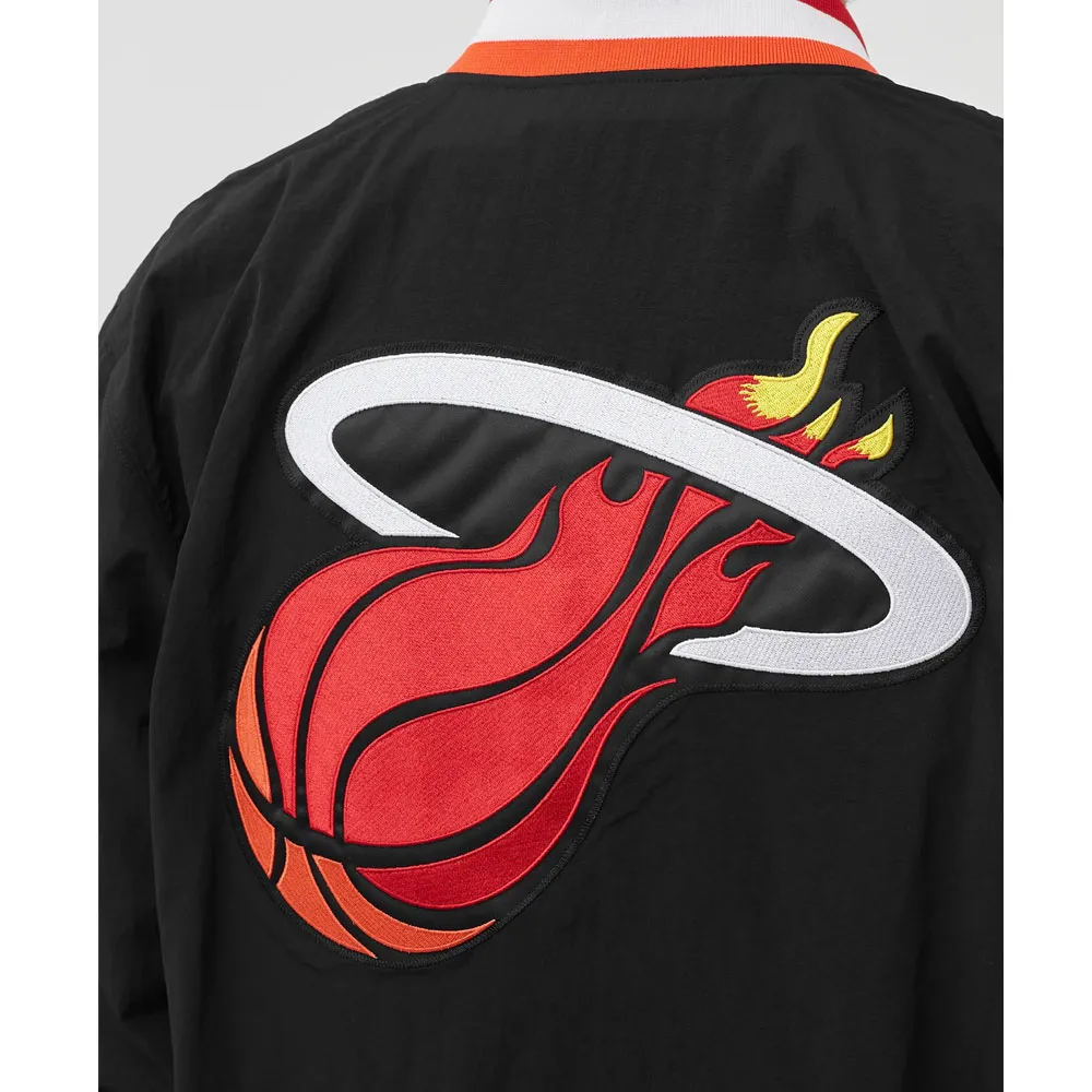 1996 1997 miami heat vintage black bomber jacket