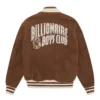 2 billionaire boys club astro brown varsity jacket