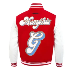 2024 25 city edition memphis grizzlies wool leather jacket