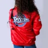 20th anniversary detroit pistons satin jacket