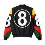 8 Ball 90's Vintage Black Satin Jacket