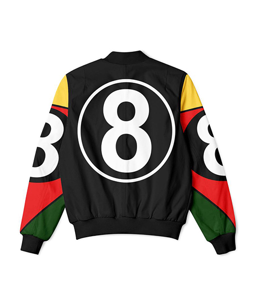 8 ball 90s black jacket
