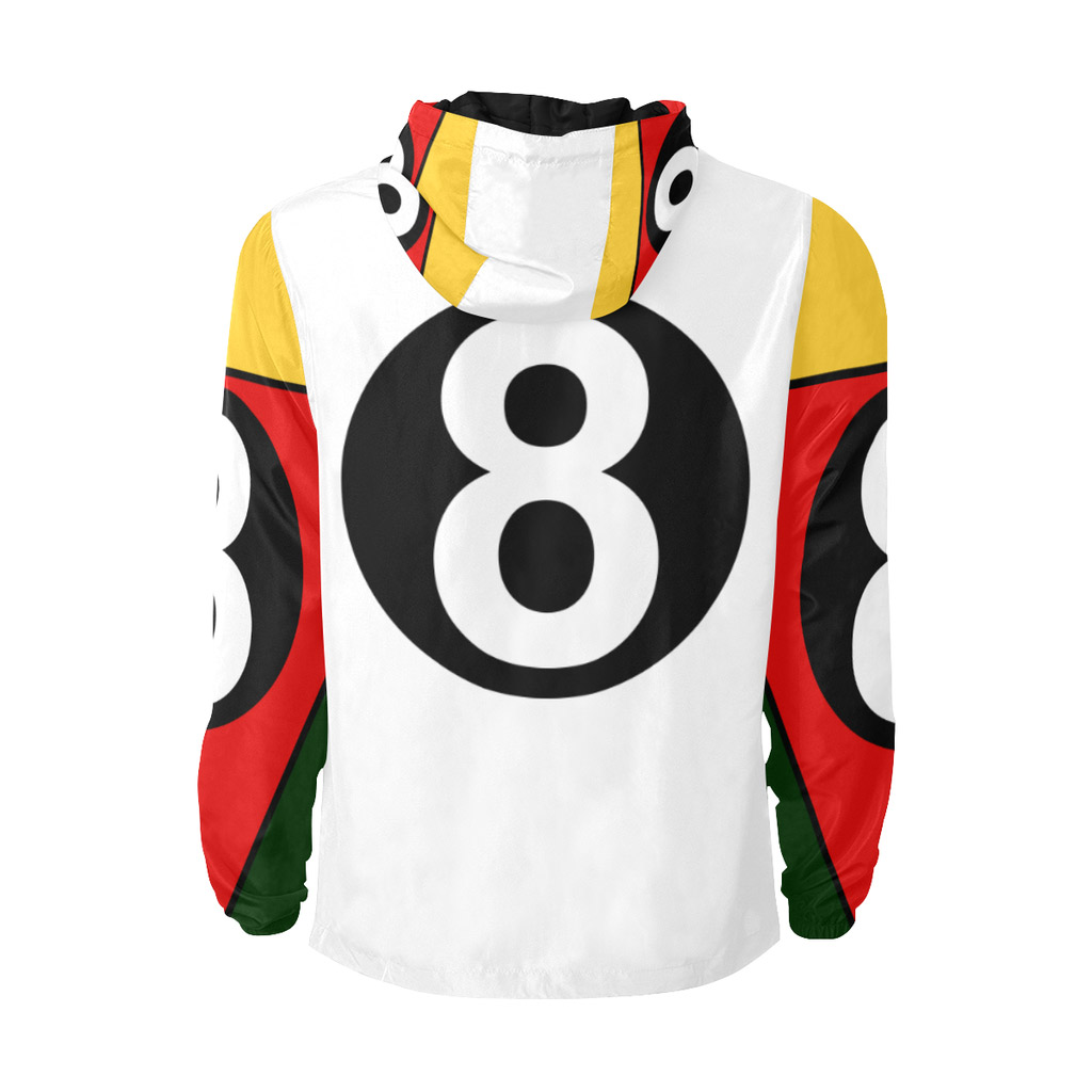 8 ball 90s hooded bomber jacket