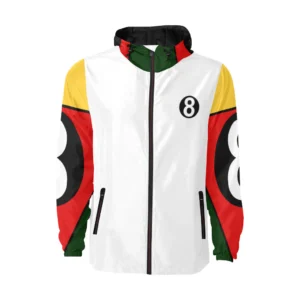 8 ball 90s windbreaker jacket