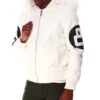 8 ball white hooded leather bomber jacke 02