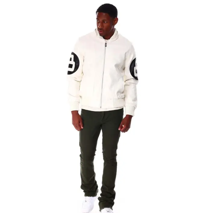 8 ball white hooded leather jacket 003