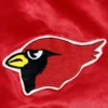 80s arizona cardinals satin bomber jacket